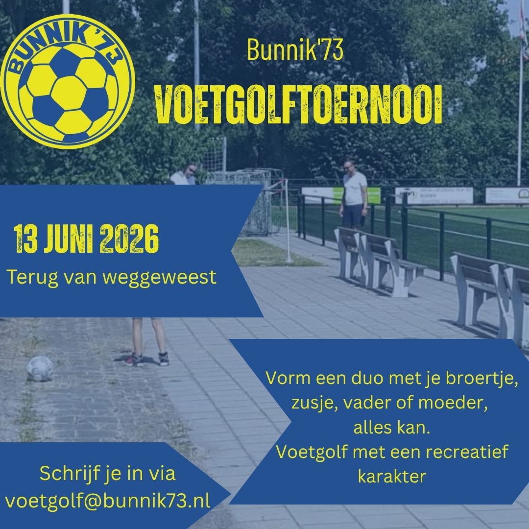 Terug van weggeweest : Voetgolf 2026!